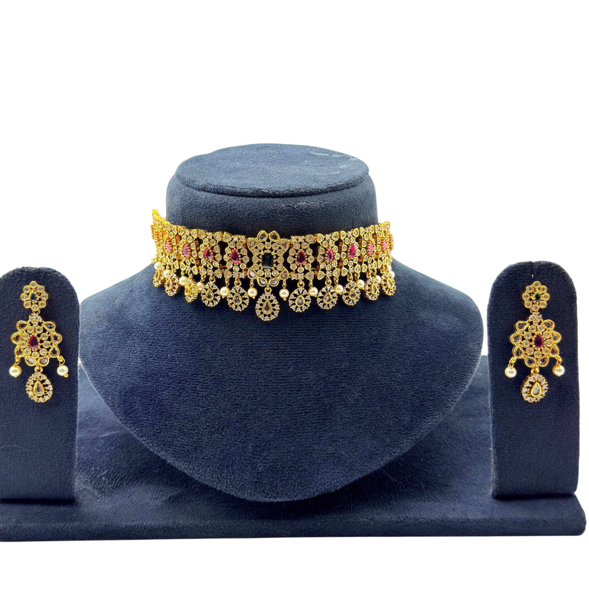Vintage Floral Jewelry Set