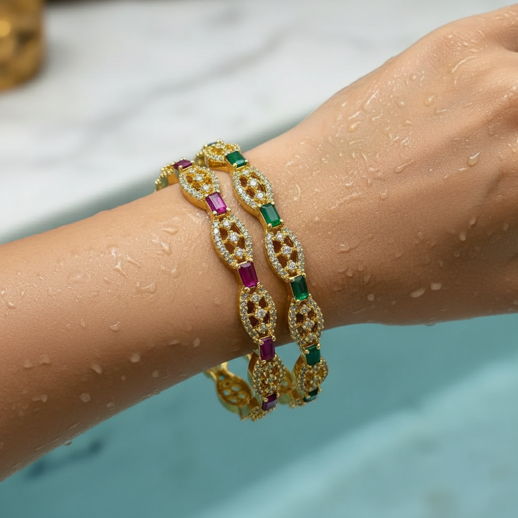 Royal Gems Bangle Set