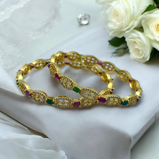 Royal Gems Bangle Set