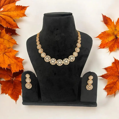 Radiant Grace American Diamond (AD) Necklace and Earrings Set