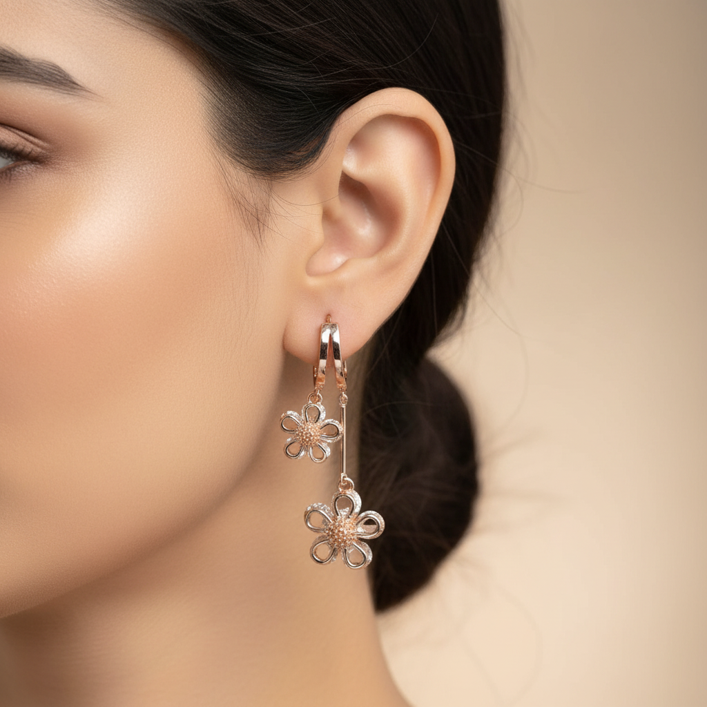Blossom Charm Drop Earrings