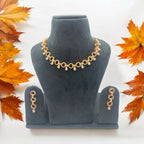 Elegance American Diamond (AD) Necklace and Earrings Set