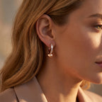 Blush Drop Earrings