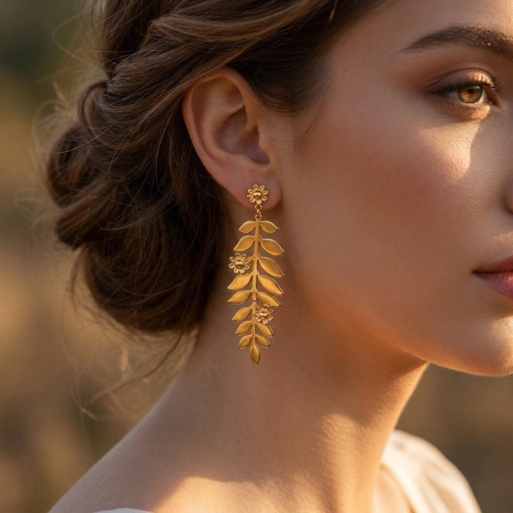Botanical Fern Earrings