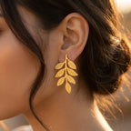 Botanical Leaf Earrings