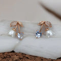 Heart Bloom Floral Earrings