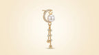 Celestial Pearl Tassel Drop Earrings