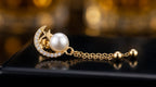 Celestial Pearl Tassel Drop Earrings