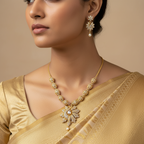 Radiant Sunflower Necklace & Earrings Set