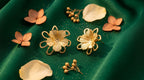 Floral Loop Earrings