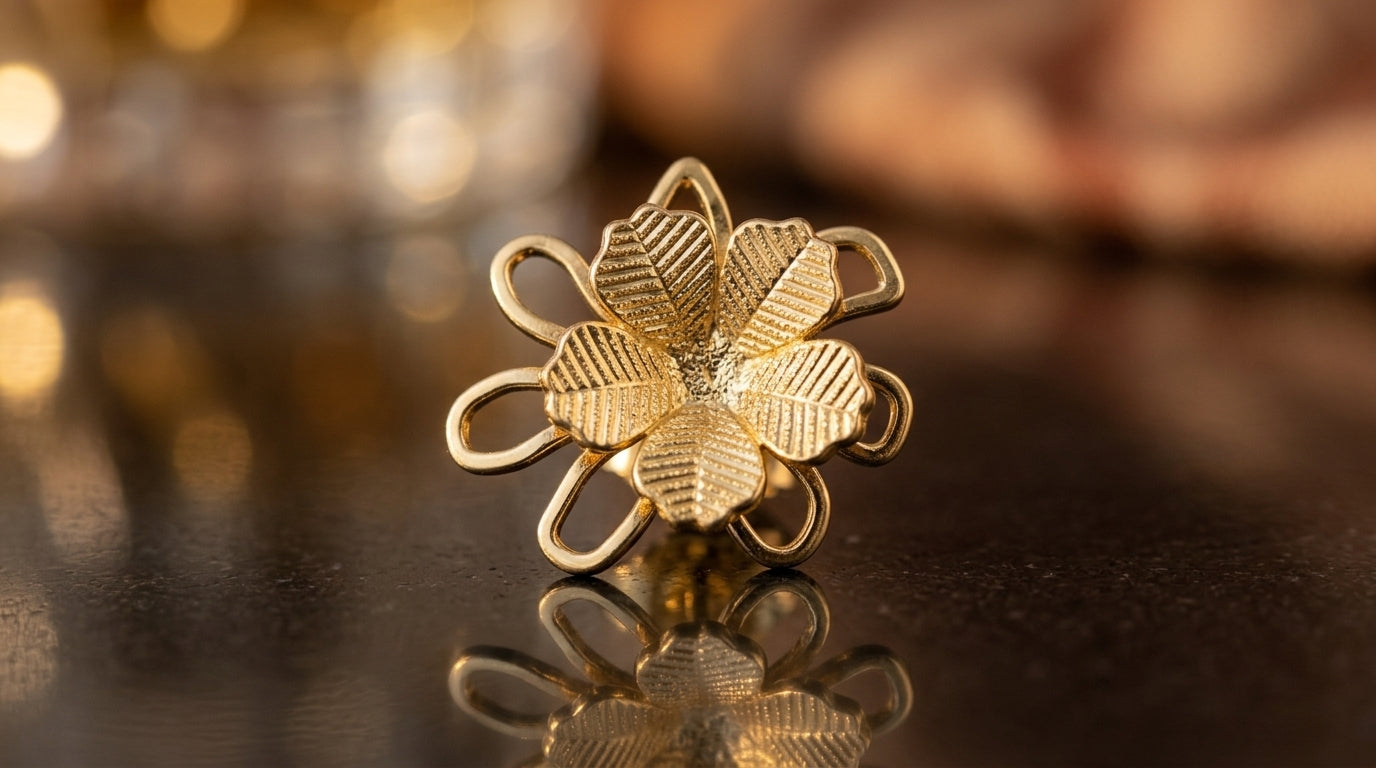 Floral Loop Earrings