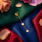 Floral Drop Earrings - festive