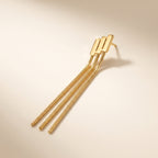 Geometric Tassel Earrings - hero