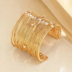 Golden Wire Cuff