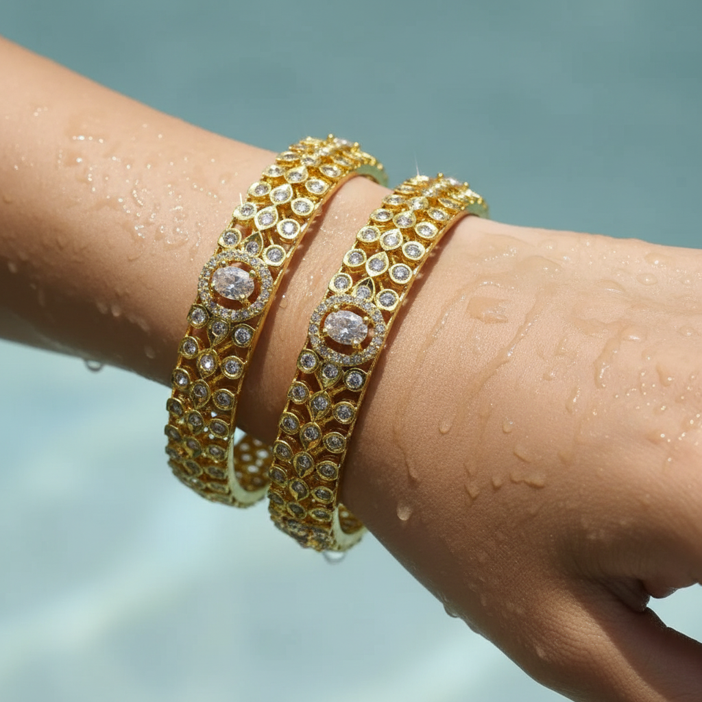 Imperial Sparkle Bangle Set