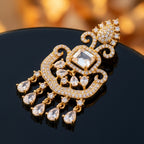 Royal Kundan Chandelier Statement Earrings