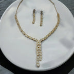 Radiant Crystal Necklace and Earrings Set
