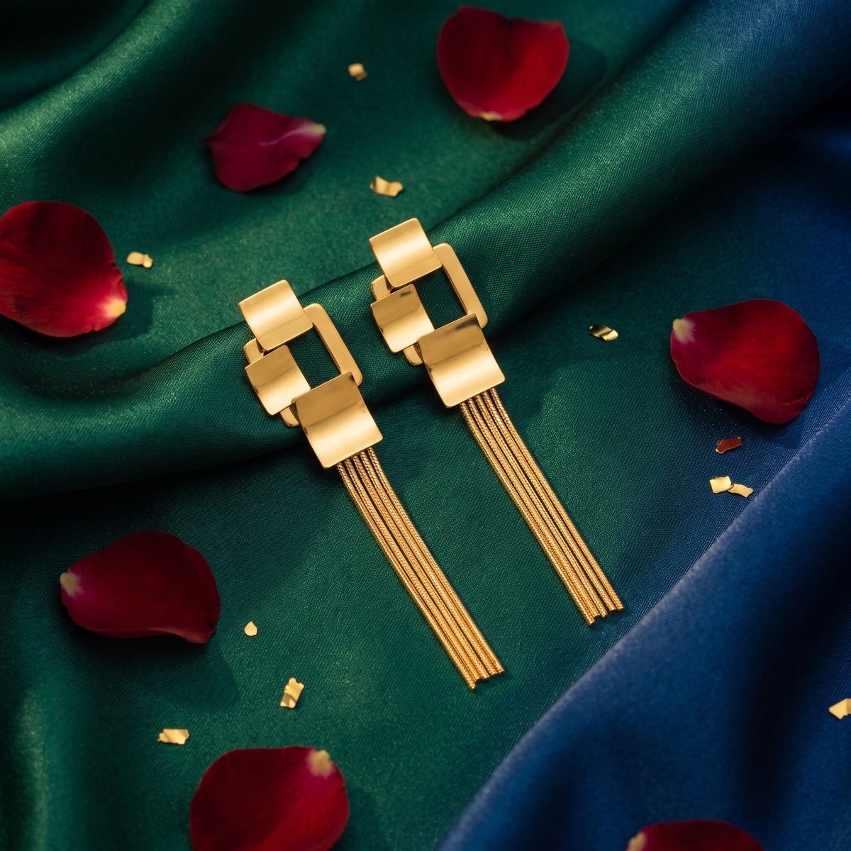 Layered Geometric Earrings