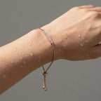 KJ-AI-GALLERY-v1 | Lunara Gleam Bracelet — worn close-up editorial | Krystal Jewels