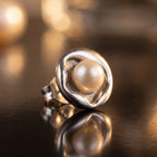 Pearl Glow Stud Earrings
