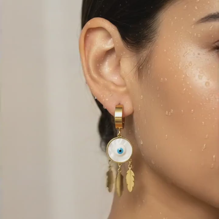 Evil Eye Drop Earrings