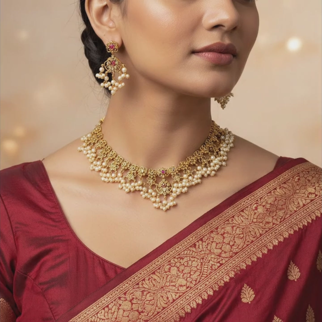 Royal Pearl Jewelry Set