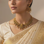 Temple Heritage Lakshmi Necklace Set