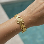 Mini Blossom Wrap Cuff Bracelet