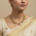 Heritage Peacock Necklace Set