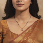 Delicate Butterfly Mangalsutra Necklace
