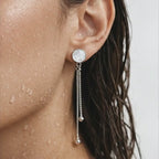Pearlescent Linear Earrings