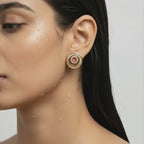 Halo Orbit Stud Earrings