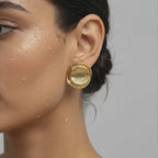 Textured Dome Earrings