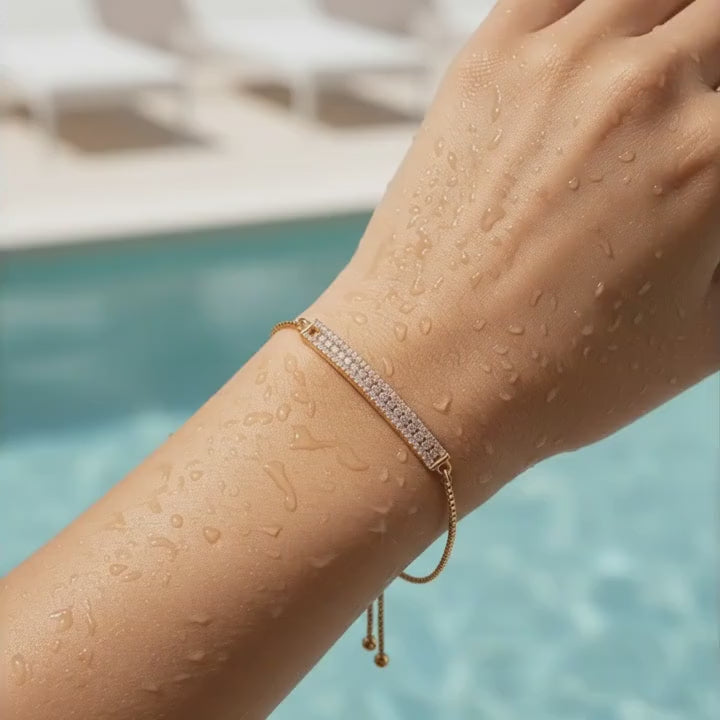 Shimmering Bar Bracelet