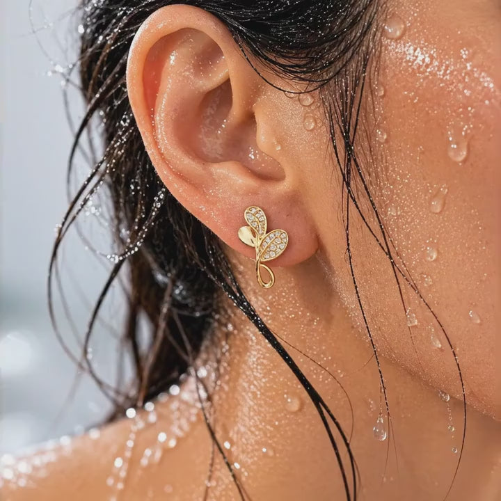 Botanical Leafy Earrings