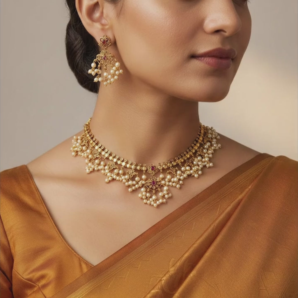 Royal Pearl Jewelry Set
