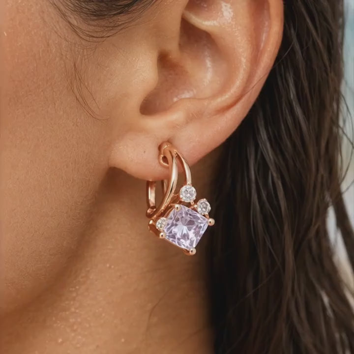 Crystal Hoops