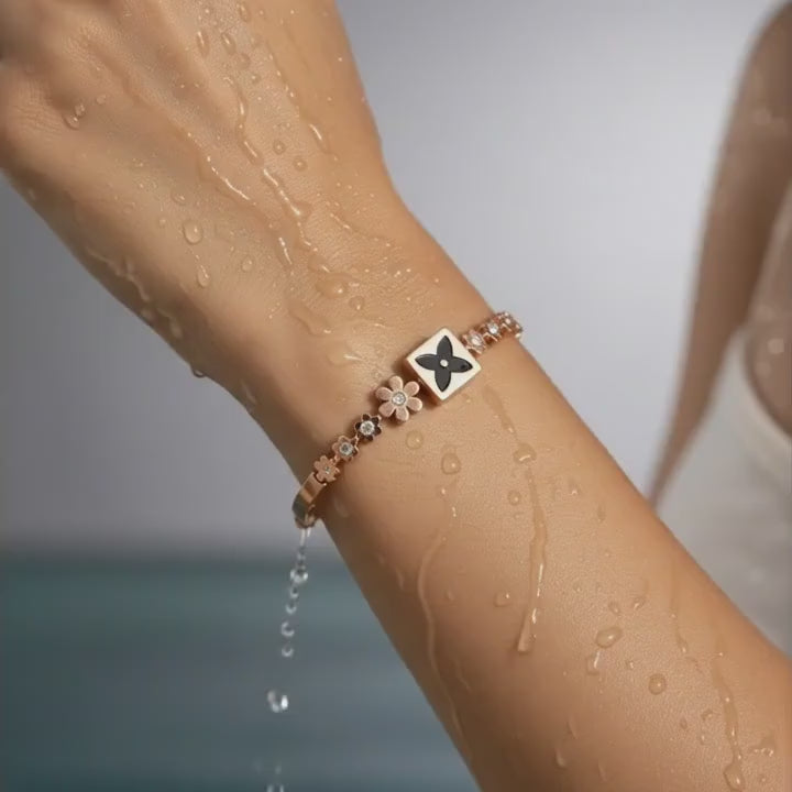 Veloura Petal Charm Bracelet