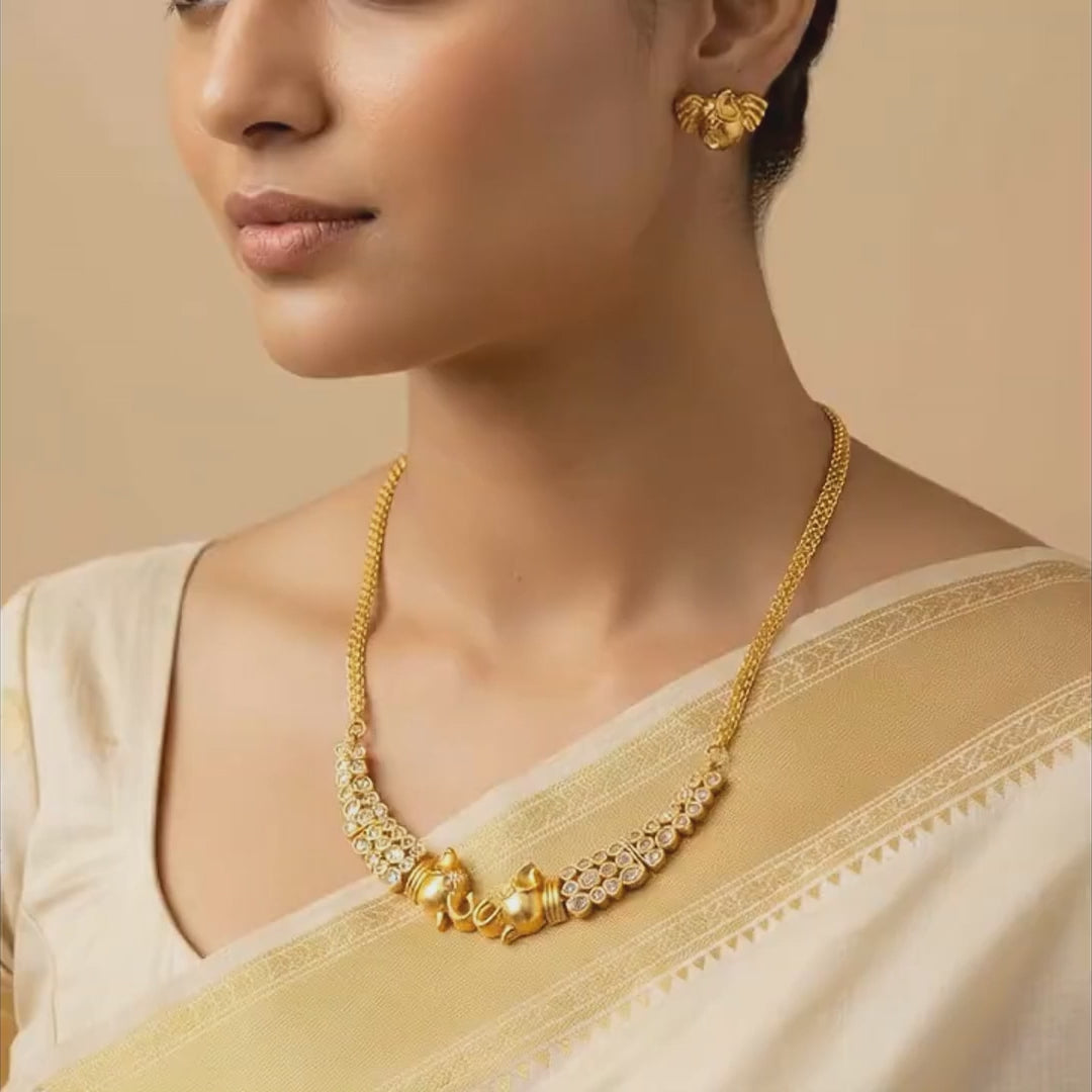 Heritage Elephant Necklace Set