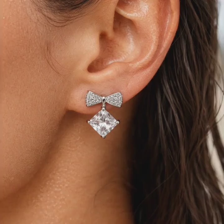 Bow Drops Earrings