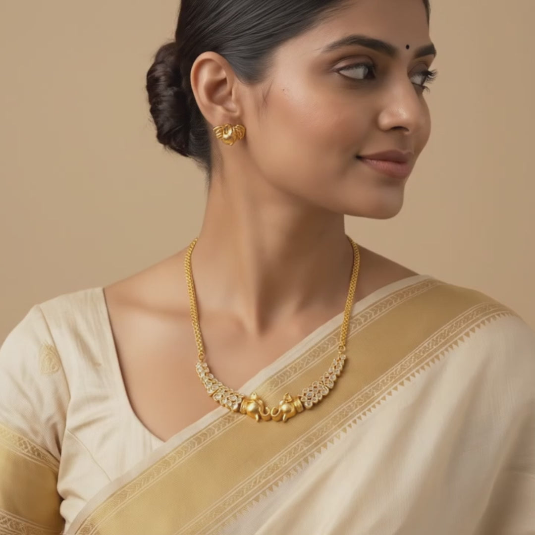 Heritage Elephant Necklace Set