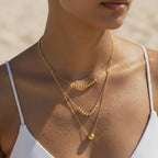 Golden Orbit Layered Necklace