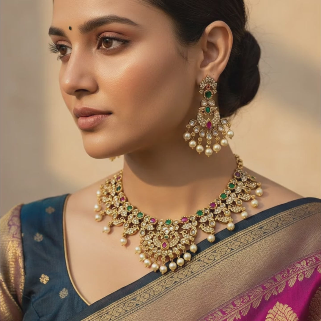 Classic Kundan Jewelry Set