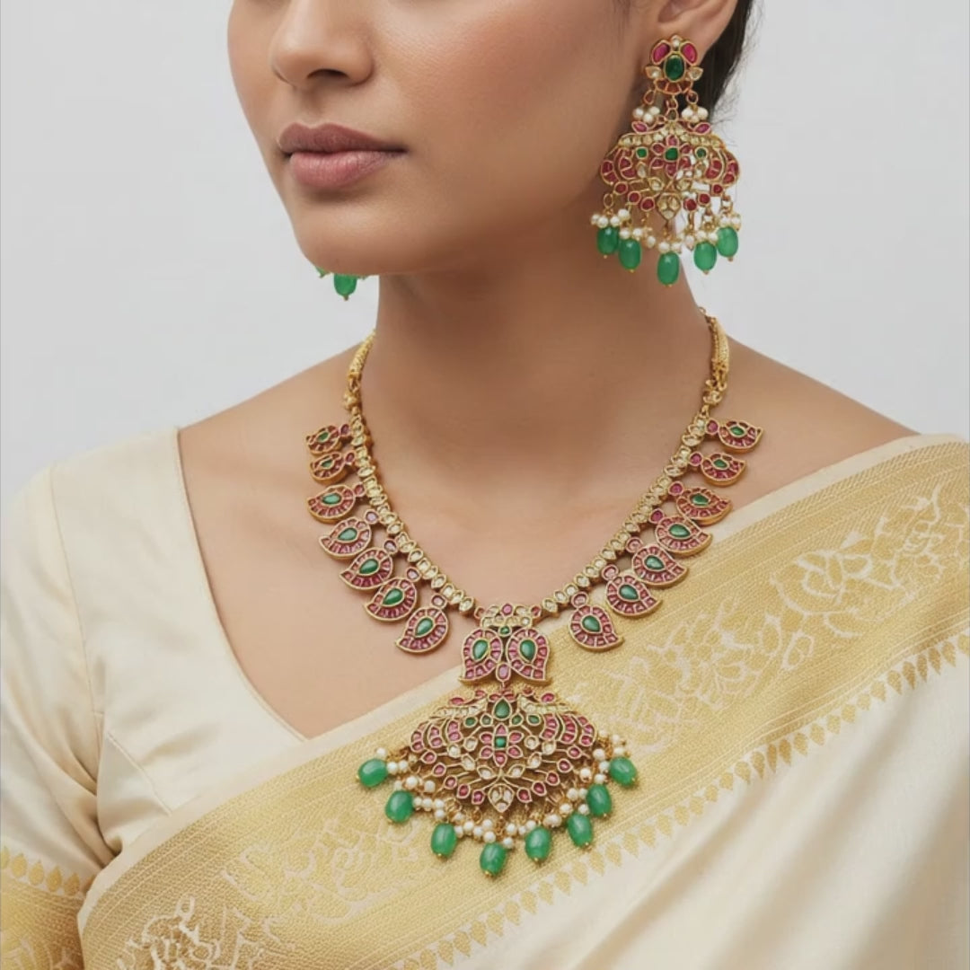 Royal Kundan Jewelry Set