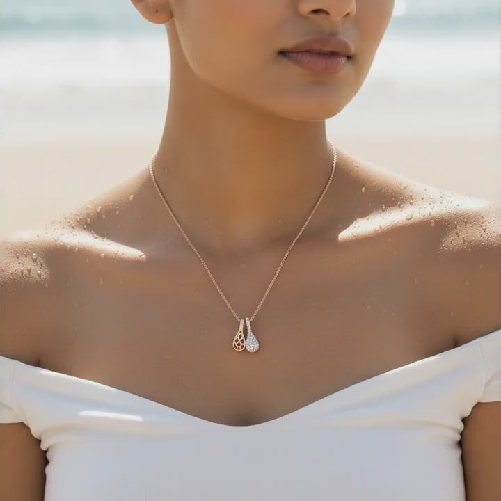 Elegant Dual Pendant Necklace