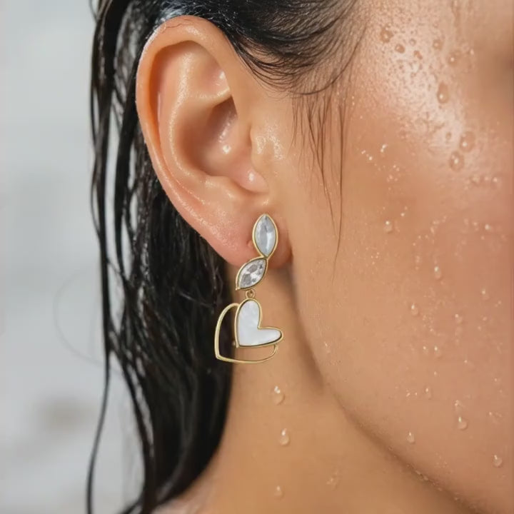 Radiant Heart Earrings