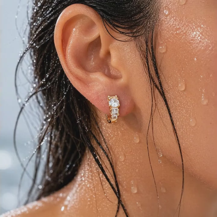 Radiant Classic Hoop Earrings