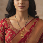 Heart Lock Mangalsutra Necklace