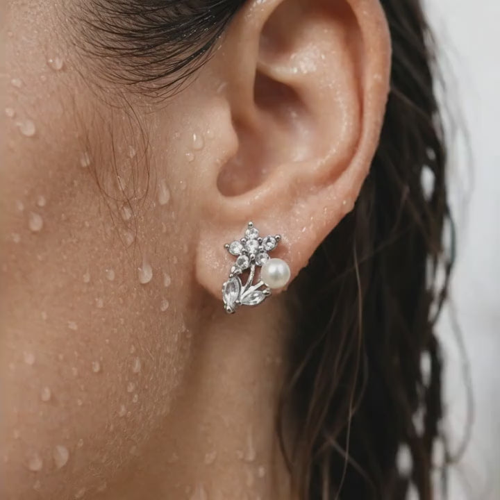Pearl Blossoms Earrings
