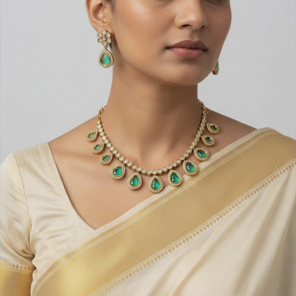Elegant Teardrop Jewelry Set